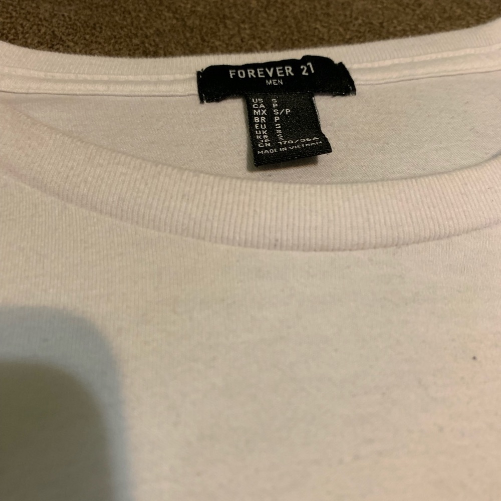 Men’s Forever 21 Grey/White T-Shirt